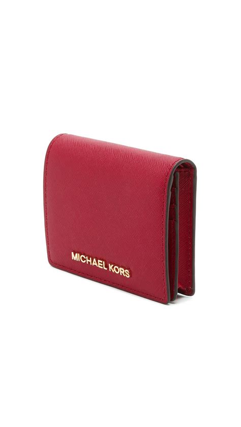 michael kors bedford travel wallet|michael kors dark cherry wallet.